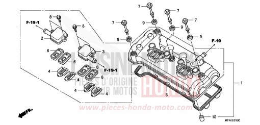 COPERCHIO TESTATA CBF1000A8 di 2008